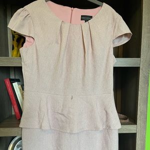 Baby Pink Peplum Dress